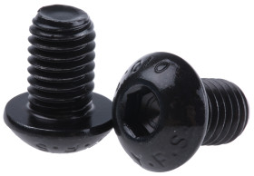 Śruba imbusowa M8 długość 12mm Gniazdo sześciokątne wypukłe Stalowe RS PRO