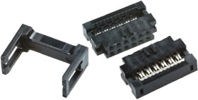 Złącze IDC 12-pinowe 2-rzędowe raster: 2.0mm Żeński Montaż na kablu Amphenol ICC