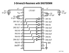 3.3V Micropower EIA/TIA-562 Transceiver