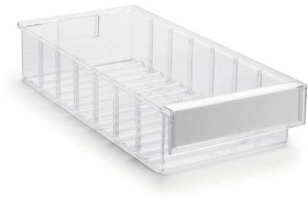 Treston 527502 Pojemnik na małe części (S x W x G) 186 x 82 x 300 mm przeźroczysty 15 szt.
