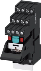 Przekaźnik sprzęgający 115V ac Siemens 4PDT Wciskane