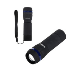 LATARKA RĘCZNA LED 1W ZOOM REBEL ALUMINIOWA