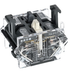 EAO 704.910.5 EAO Series4 Switching Element Slow-Make T 1Nc+1No Screw Silver