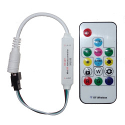 Sterownik LED RGB WS2811/12 MINI do taśm cyfrowych MAGIC SP103E RF kontroler