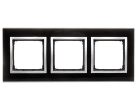 Simon 54 Nature Ramka potrójna szkło KSIĘŻYCOWA LAWA DRN3/74