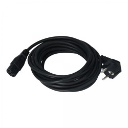 Kabel zasilający OMY do serwera z wtyczką IEC C15 10A czarny 5m