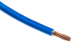 Przewód montażowy 10 mm² Niebieski RS PRO LSNH EI5 450 V DC, 750 V AC dł. 50m 7/1,35 mm 90°C BS EN 50525-3-41:2011
