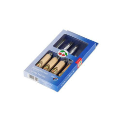 Kirschen 3424000 Groove Cutting Set 4-Piece Sizes: 8mm 8mm 6mm 1 piece