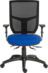 Krzesło biurowe Krzesło do pisania na maszynie Niebieski regulowany Tak kołowy Tak wysokość siedzenia 52 → 64cm