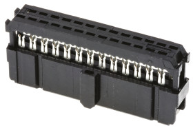 Złącze IDC 26-pinowe 2-rzędowe raster: 2.54mm Żeński Montaż na kablu TE Connectivity