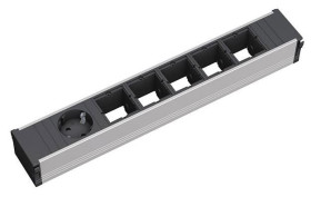 CONI 6M listwa zasilająca 6-modułowa, 1x 230V(schuko) + 5x pusty moduł, Bachm