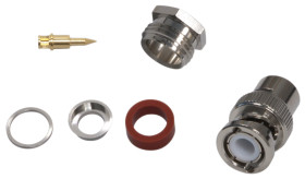 Złącze koncentryczne Męski 50Ω typ złącza Złącze BNC 0 to 4GHz Lutowane