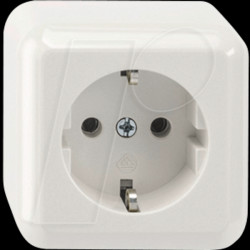 MEG2301-8719 Socket - plug-in terminals, polar white, surface-mounted