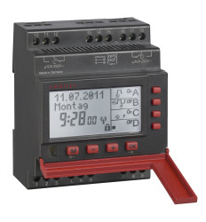 Przełącznik czasowy DIN 2-kanałowy Cyfrowy 230 V ac Muller SPDT