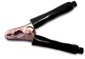 Battery clip, 400 A, 153 mm, black, BU-41C-0