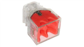 Szybkozłączka 4*0,5-2,5Mm2 Transparentna/Czerwony 10 Sztuk