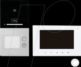 232 515 Video door intercom system for 2-family house, with access contr