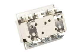 Gniazdo bezpiecznikowe na szynę 3P 63A D02 400V DIN D02N/3-K E18 002222021