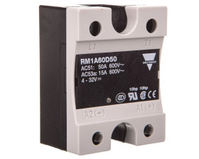 Przekaźnik półprzewodnikowy jednofazowy 42-660V AC 50A 4-32V DC RM1A60D50