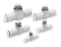 Regulator przepływu SMC Rura Regulator prędkości AS 6mm