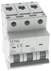 Wyłącznik nadprądowy HBS 3P 3M 3F C 63A 10kA