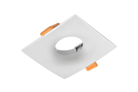 Sufitowa oprawa punktowa AURORA, IP20, kwadratowa, biała