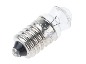 Oświetlenie wskaźnika 2,2 V E10 bezbarwna 4,2 lm RS PRO