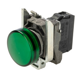 Kontrolka 24V ac/dc Zielony Schneider Electric średnica wycięcia 22mm Montaż panelowy Śruba