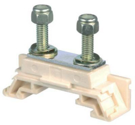 Zacisk do montażu na szynie DIN ABB poziomy: 1Połączenie kołkowe HD raster: 14mm 71A