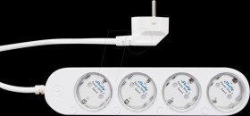 SHELLY_PS4_GEN4_W Shelly Power Strip 4 Gen4, white