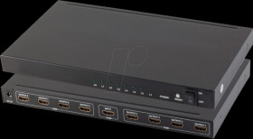 SP05-03008 HDMI Splitter, 1x8, 4K30Hz, black