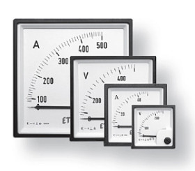 Amperomierz analogowy tablicowy 15A klasa 1,5 48x48mm PQ48 004805266