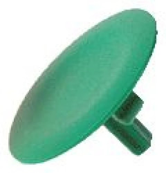 Wkładka ziel. , do okrągłych przycisków O 22mm ZBA3