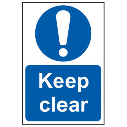 Scan 0253 Keep Clear - PVC 200 x 300mm