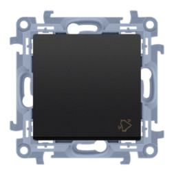 SIMON10 czarny CD1.01/49 Przycisk dzwonkowy KONTAK