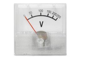 Woltomierz panelowy mini 250V DC