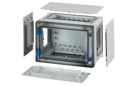 Obudowa pusta Enystar IP65 276x186x186mm drzwi przeźroczyste FP 0101 68000205