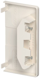 Ogon OBO GK-E70130 kremowy biały OBO Bettermann, 6274571, kremowo-biały, (S x G) 130 mm x 70 mm