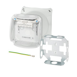 Skrzynka zaciskowa Polipropylen 77 x 130 x 130mm Szary IP66 HENSEL