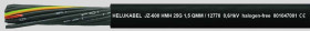 Helukabel JZ-600 HMH Przewód sterowniczy 3 G 1.5 mm² czarny 12760-1000 1000 m