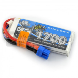 Pakiet Li-Pol Dualsky 1700mAh 35C 2S 7.4V