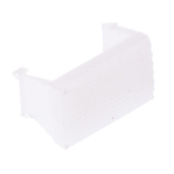 1QXX6 MEC Frosted White Concave Rectangle Lens Cap for use with 3F Multimec