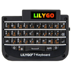 T-Keybord LilyGO ESP32-C3 klawiatura bezprzewodowa wyświetlacz 0.99" WiFi BT