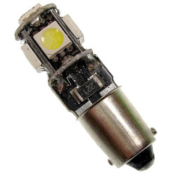 DIODA LED BA9S-5050-5SMD CANBUS Biała 12V żarówka