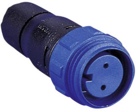 Jack, 4 pole, solder/crimp connection, screw locking, straight, PX0411/04S/4550