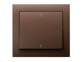 KIER Wyłącznik 2-biegunowy brązowy metalik ŁP-11W/52 OSPEL