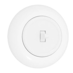 Premiumlux RETROLINE Łącznik pojedynczy z ramką biały