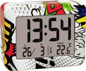 Budzik TFA Dostmann COMIC 60.2044.40, kolorowy