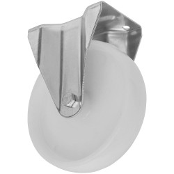 Sealey SCW4100FPEM Heavy-Duty Nylon Fixed Plate Castor Wheel &#xD8;100mm - Trade