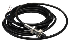 Czujnik zbliżeniowy M8 Indukcyjny 4 mm Omron Niewpuszczany 12 → 24 V DC długość 42mm Gwintowany